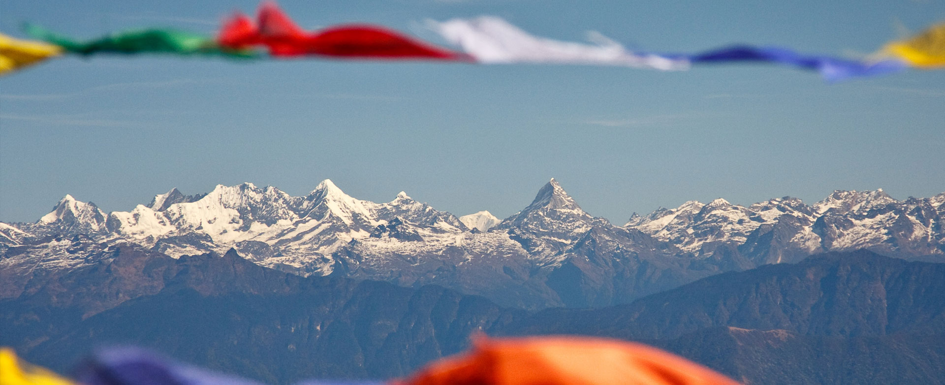 View of Himalayas - Bhutan